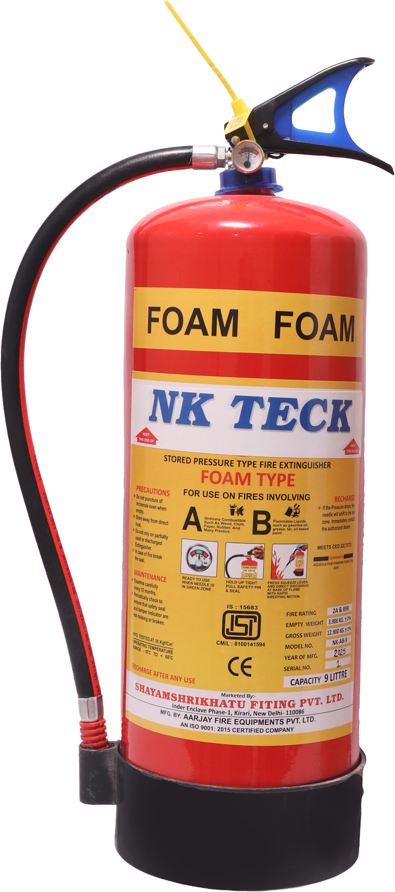 Mechanical Foam Fire Extinguisher